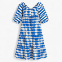Lara | Langes Boho-Alltagskleid mit dezenter Druck