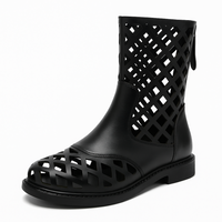 Leah | Knöchellange Stiefel aus echtem Leder mit Keil und modernem Schnitt
