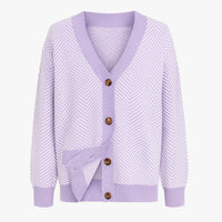 Rebecca | Damen-V-Ausschnitt-Cardigan – Leicht und elegant für den Herbst