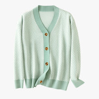 Rebecca | Damen-V-Ausschnitt-Cardigan – Leicht und elegant für den Herbst
