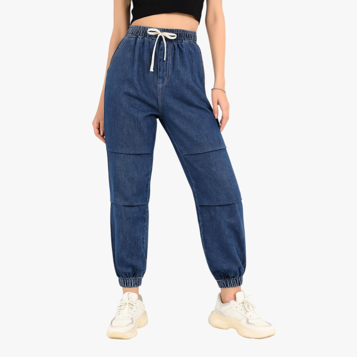 Bridget | Komfort Vintage - Oversize Sommerjeans mit Gummizug in der Taille
