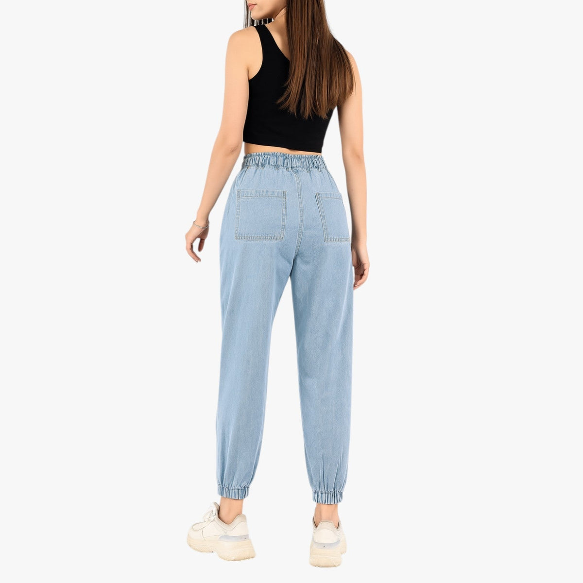 Bridget | Komfort Vintage - Oversize Sommerjeans mit Gummizug in der Taille