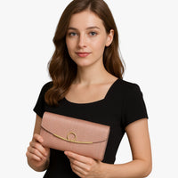 Zariyah | Elegante langes Lederportemonnaie mit großer Kapazität
