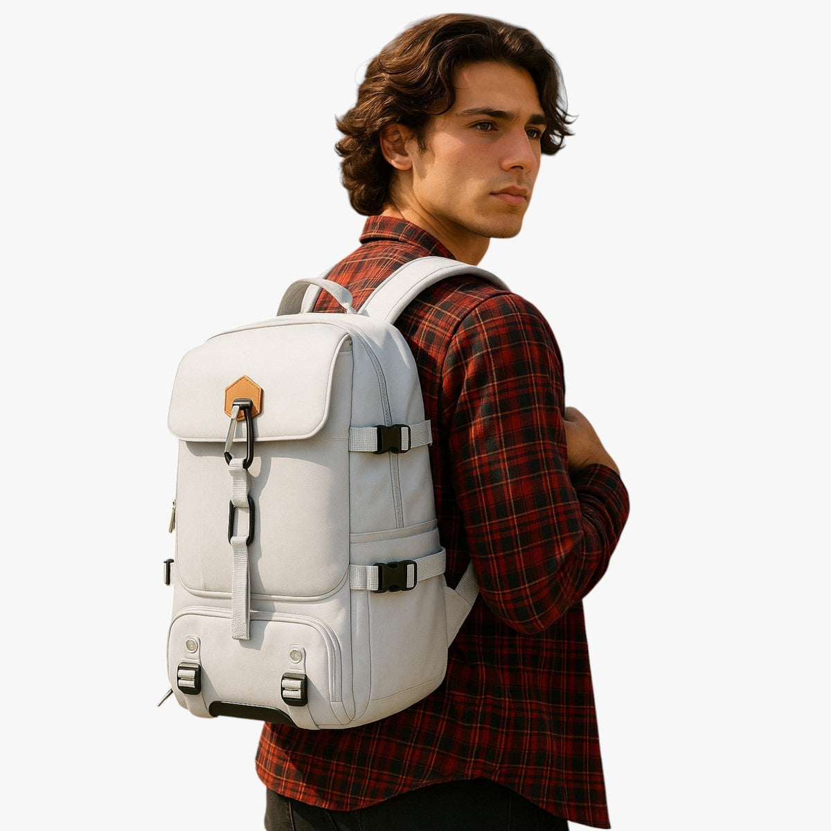 Antonio | Großkapazitärer, wasserdichter und vielseitiger Herrenschultertasche für Reisen und Studium