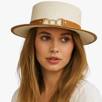 Kalani | Eleganter Damenstrohhut mit Schleife für den Sommer