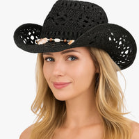 Skye | Cowboy-Hut Unisex aus Vintage-Stroh