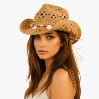 Skye | Cowboy-Hut Unisex aus Vintage-Stroh
