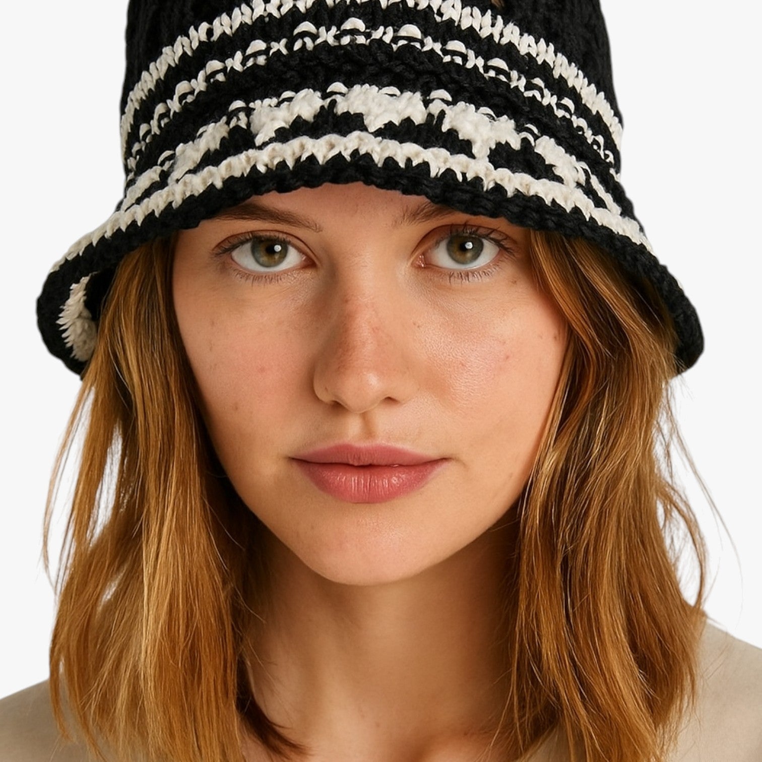 Elora | Damen-Faltbares Sommerhut mit Lochmuster