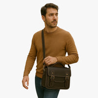 Nico | Unisex Anti-Diebstahl Umhängetasche aus elegantem Leder