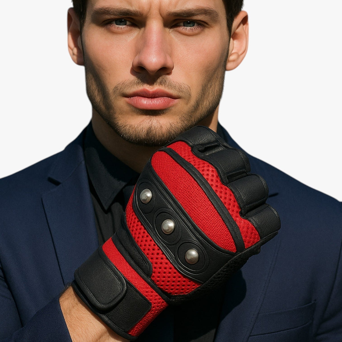 Rory | Sommerschutzhandschuhe für Radfahren mit Nieten