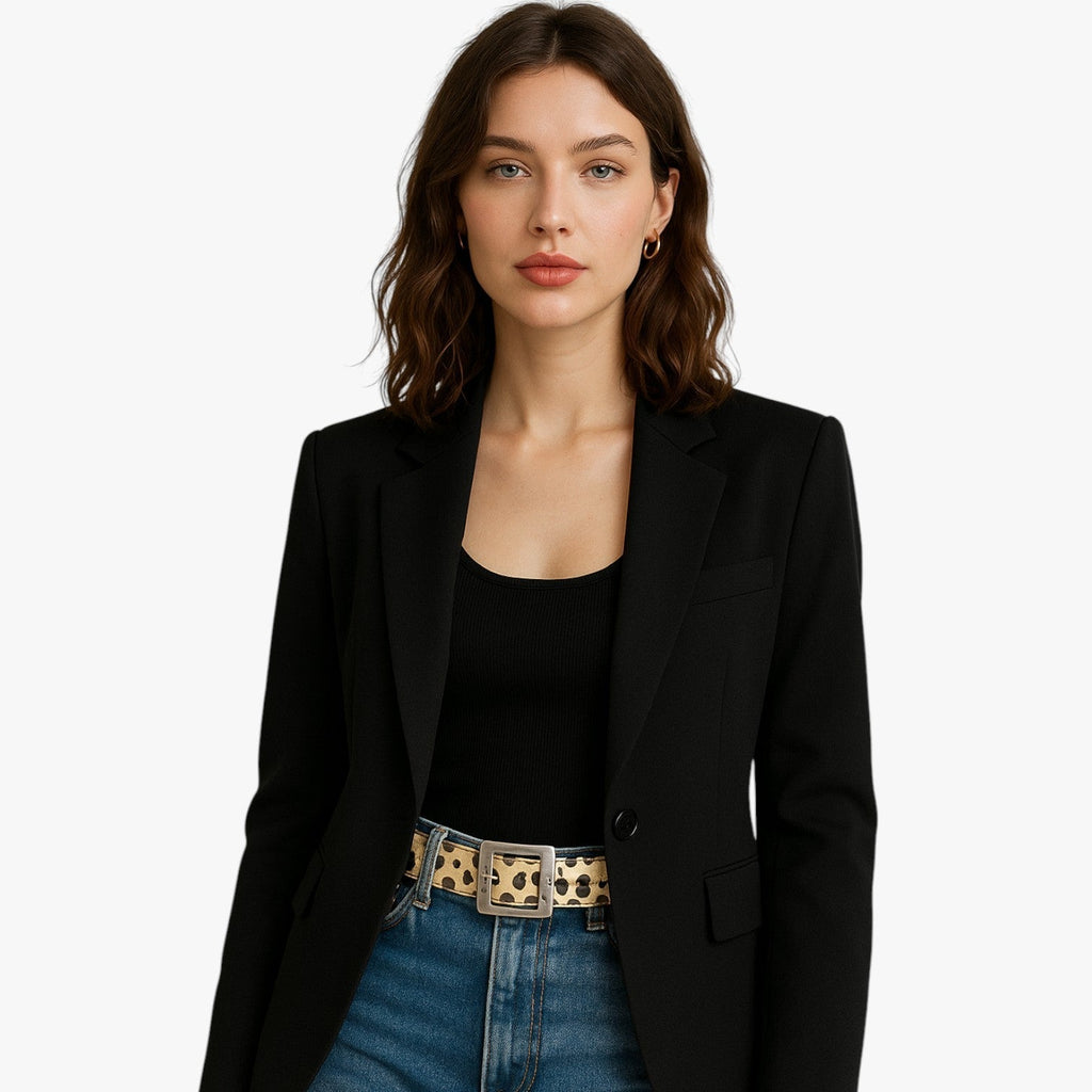 Dakota | Y2K-Leopardengürtel im Punk-Vintage-Stil für Damen