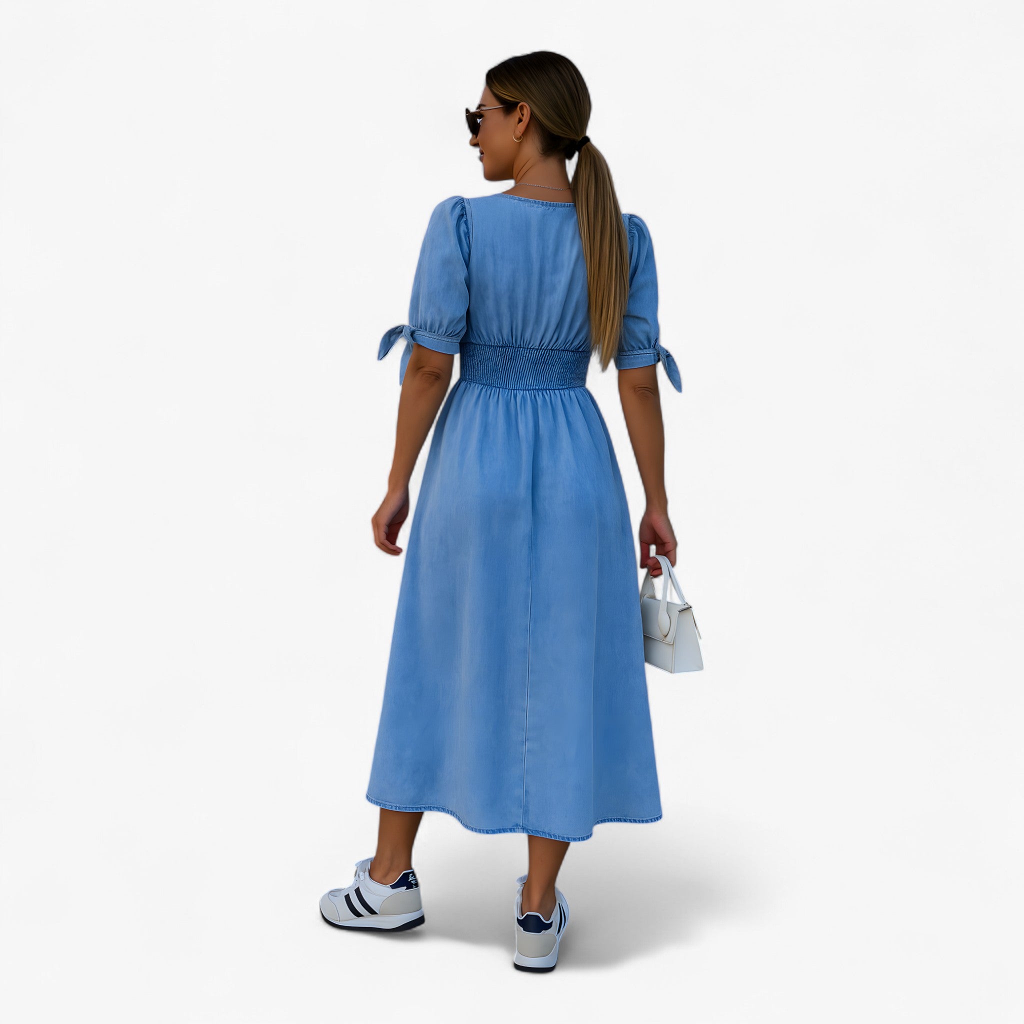 Demmy | Skinnerndes Kleid aus Denim