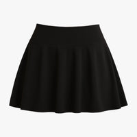 Sophie | Hoch taillierter sportskort mit Rüschstruktur und Taschen