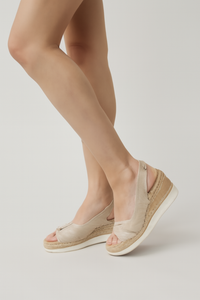 Adele | Keilsandalen mit Schleife für Damen – Bequem & Sommerlich