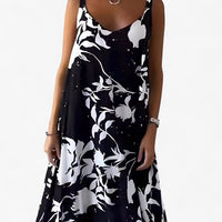 Daniela | Damen Baumwoll Sommerkleid Ärmellos Floral