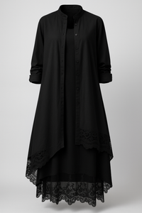Aurora | Damen Boho Sommerkleid mit Oversize Hemd