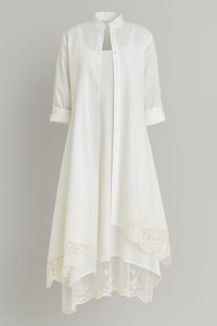 Aurora | Damen Boho Sommerkleid mit Oversize Hemd