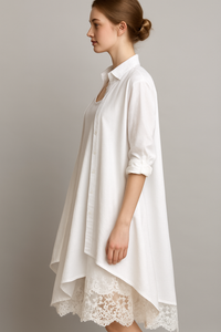 Aurora | Damen Boho Sommerkleid mit Oversize Hemd