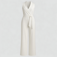 Aela | Damen Elegante V-Ausschnitt Jumpsuit