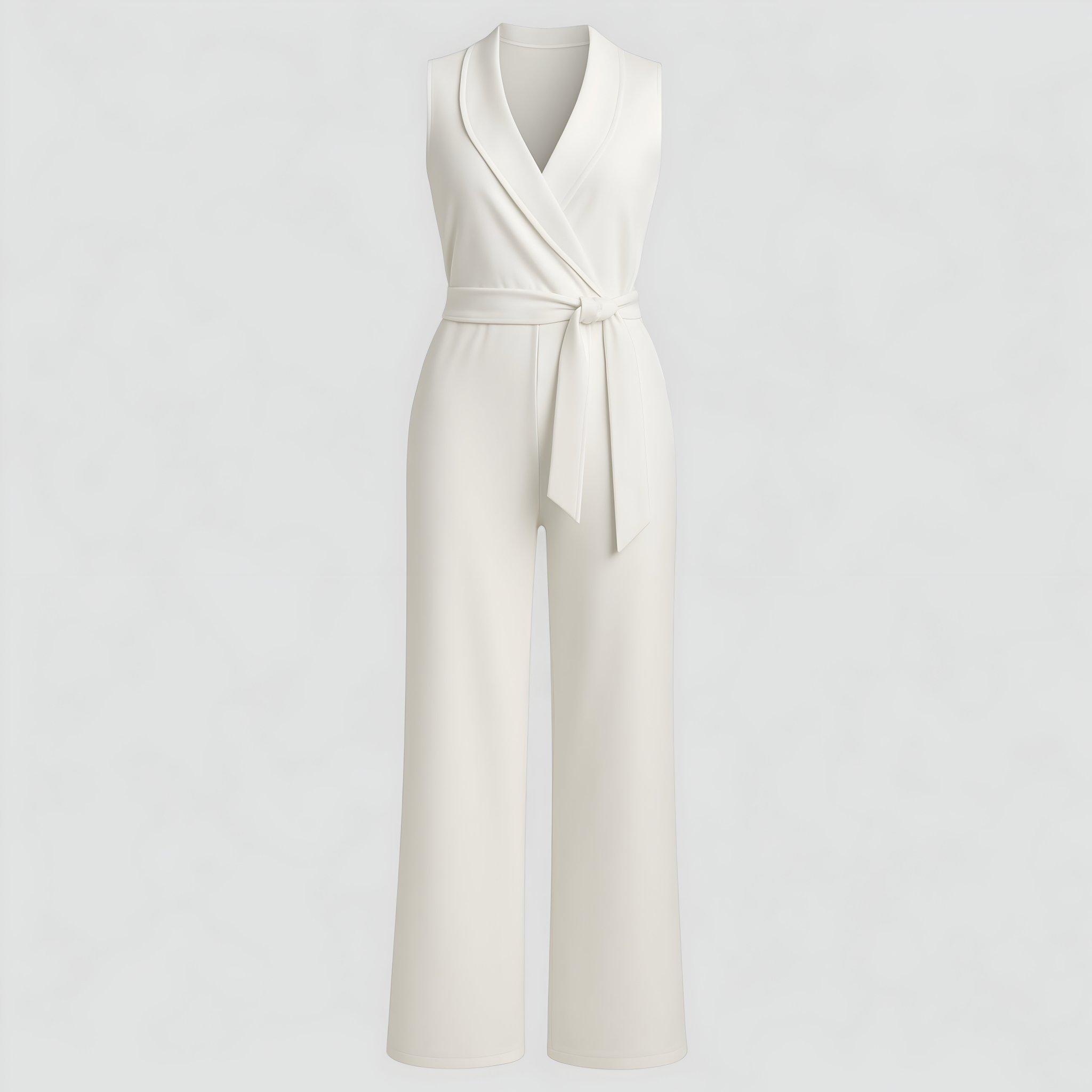 Aela | Damen Elegante V-Ausschnitt Jumpsuit