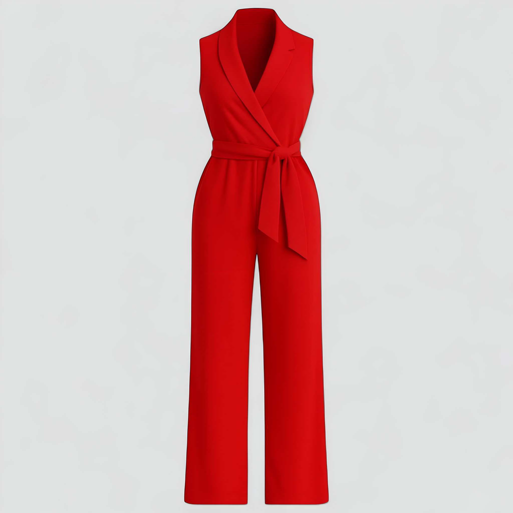 Aela | Damen Elegante V-Ausschnitt Jumpsuit