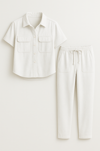 Cora | Damen Elegantes Baumwoll Sommer Outfit