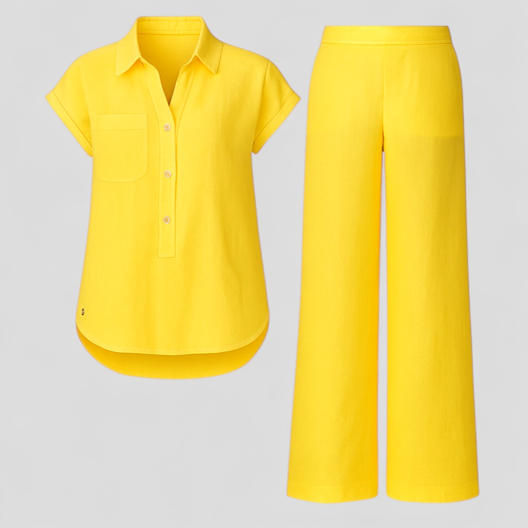 Ismeralda | Damen Elegantes Leinen Sommer-Outfit