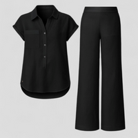 Ismeralda | Damen Elegantes Leinen Sommer-Outfit