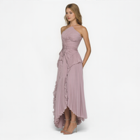 Aurie | Damen Elegantes Lila Kleid