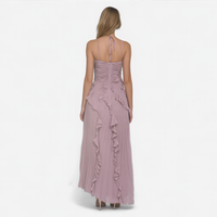 Aurie | Damen Elegantes Lila Kleid