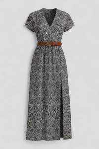 Nelle | Damen Elegantes Sommerkleid Maxi Kleid
