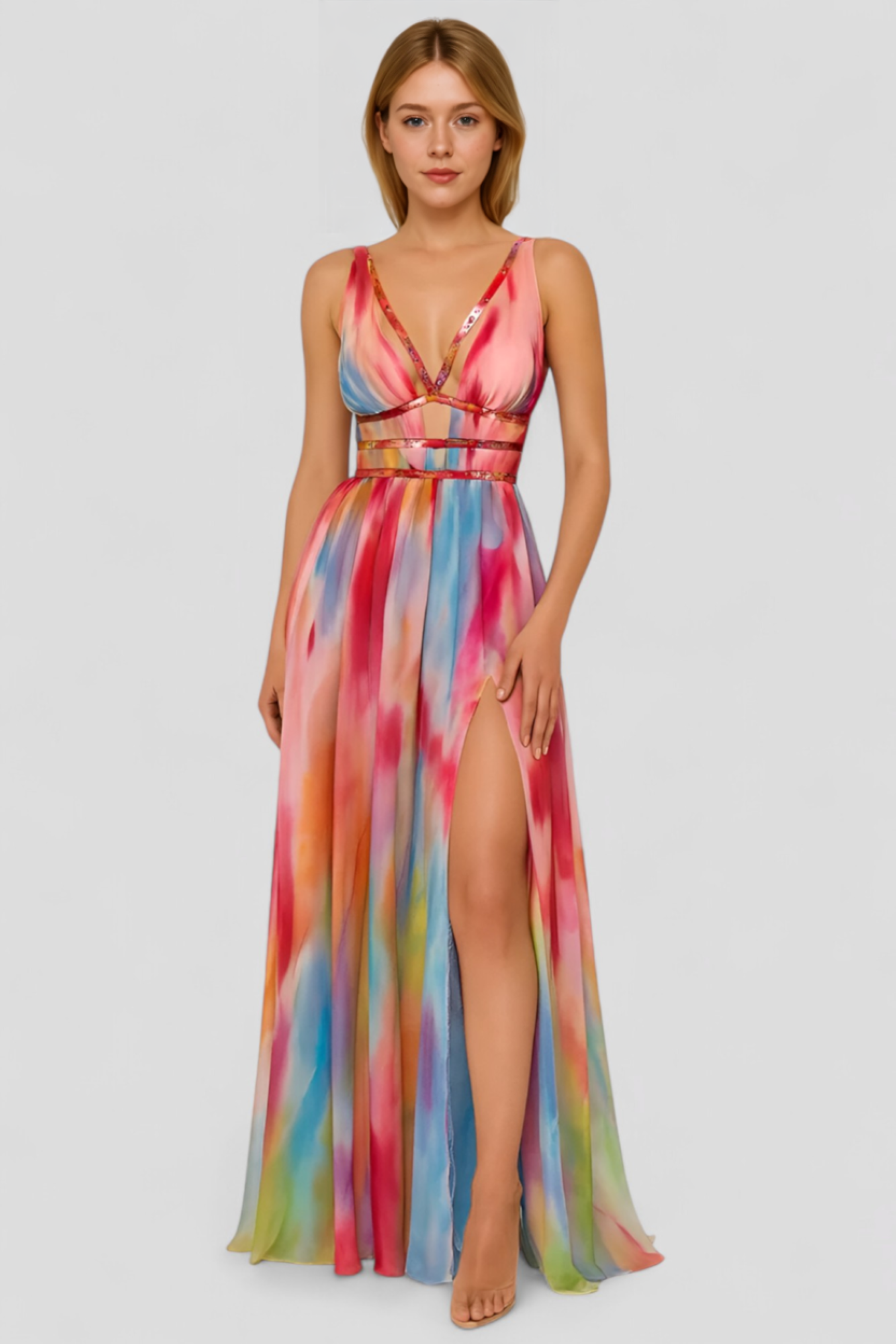 Fia | Damen Elegantes Sommerkleid