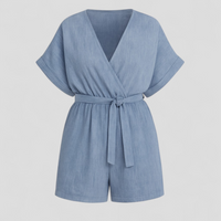 Martina | Damen Jumpsuit Elegant Sommer Leinen