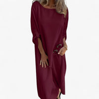 Mia | Damen Leinen Set Kleid und Hose für Alltag und Freizeit