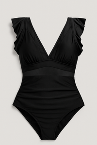 Melody | Damen Sexy Badeanzug mit Netzdetails