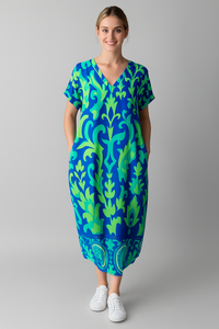 Nova | Elegantes Damenkleid Mit Blumenmuster