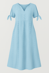 Brisa | Elegantes Damenkleid Mit V-Ausschnitt