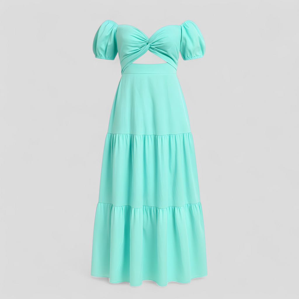 Martina | Elegantes Damenkleid mit Knoten-Design