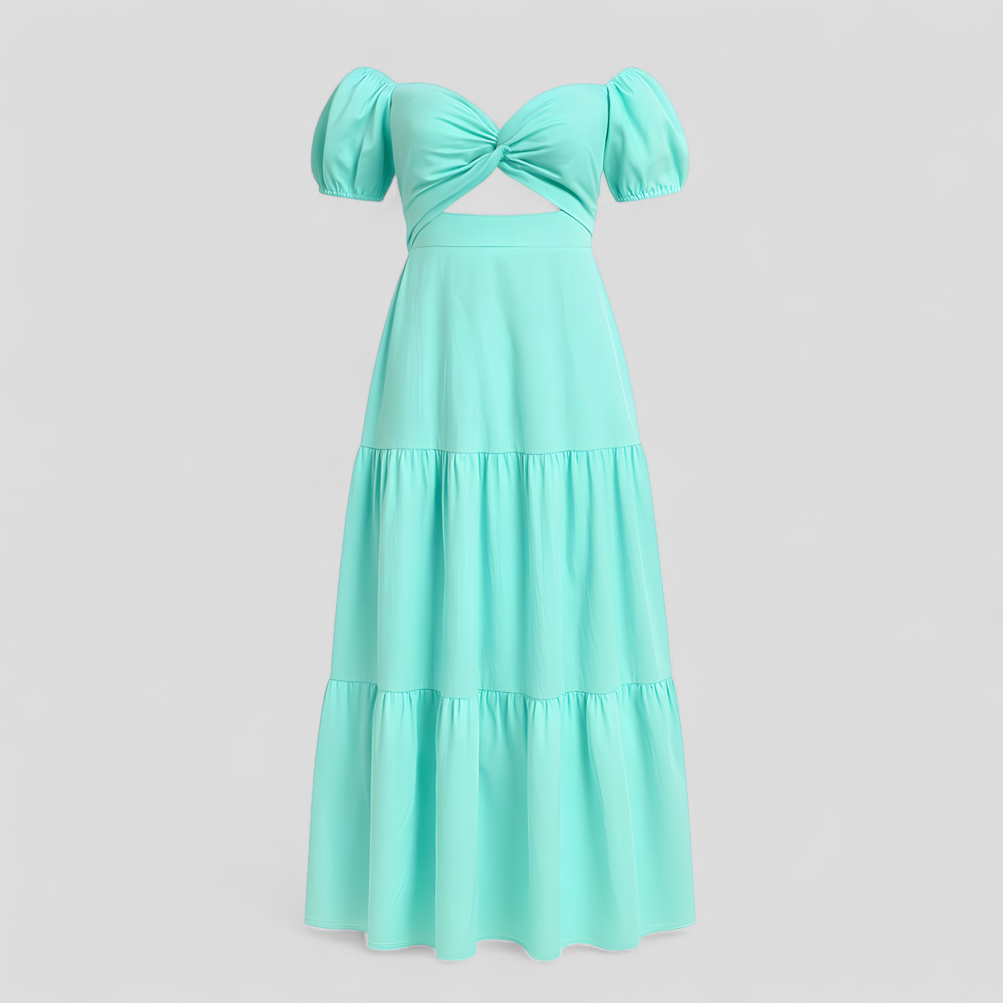 Martina | Elegantes Damenkleid mit Knoten-Design