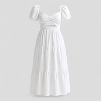 Martina | Elegantes Damenkleid mit Knoten-Design