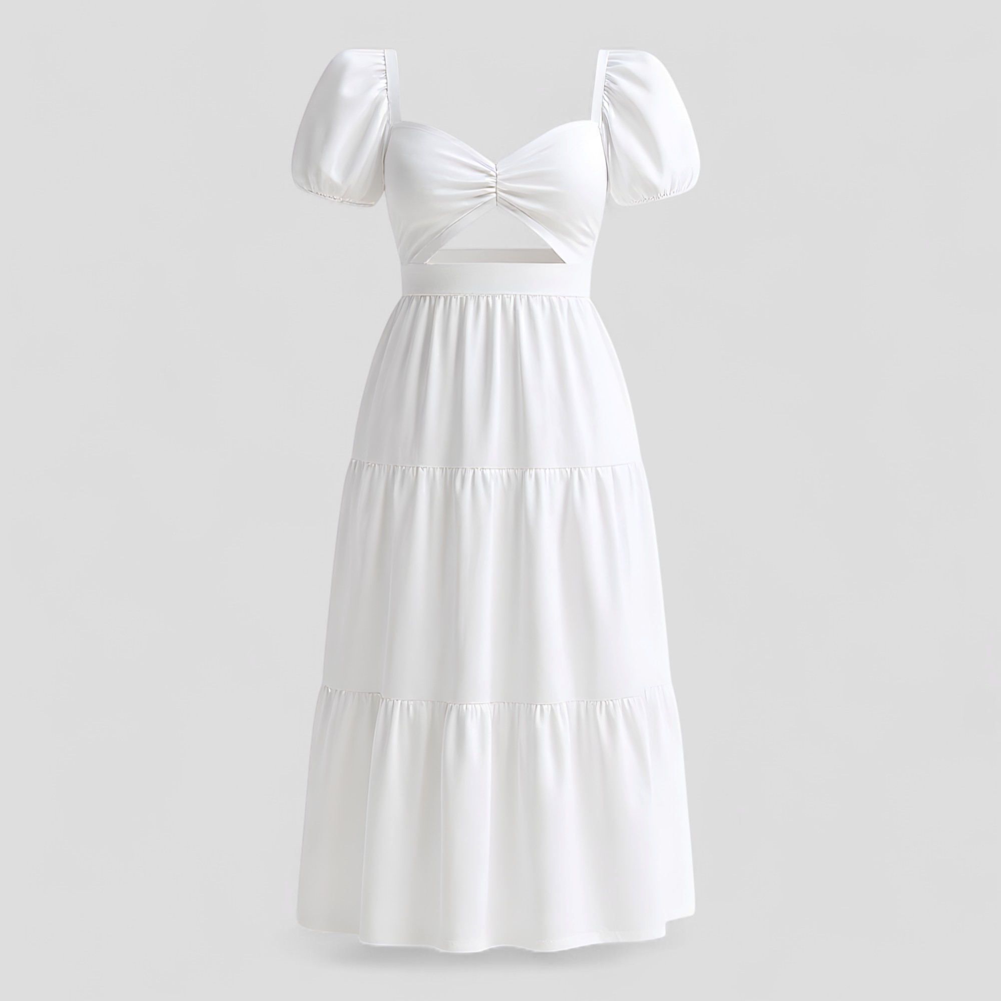 Martina | Elegantes Damenkleid mit Knoten-Design
