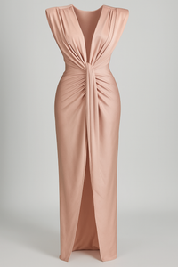 Martha | Damenkleid aus Glänzendem Satin