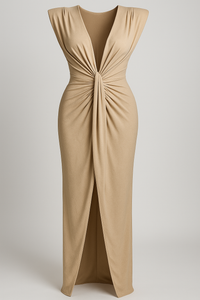 Martha | Damenkleid aus Glänzendem Satin
