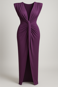 Martha | Damenkleid aus Glänzendem Satin