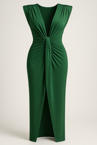 Martha | Damenkleid aus Glänzendem Satin
