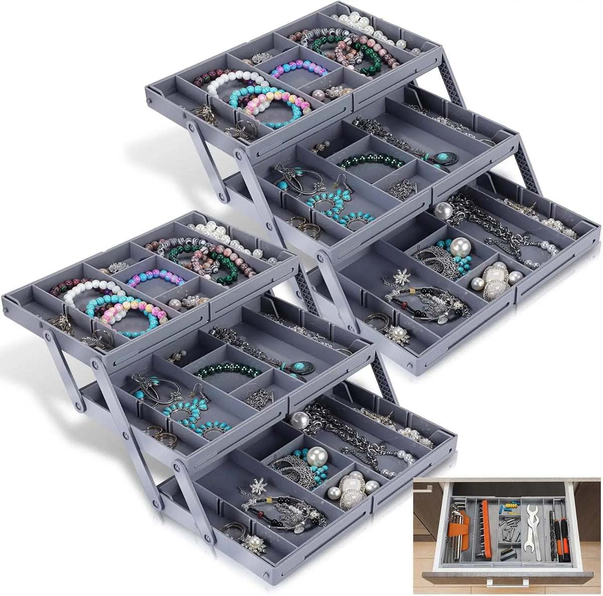 DrawerFix™ Ausziehbarer Organizer für Schubladen