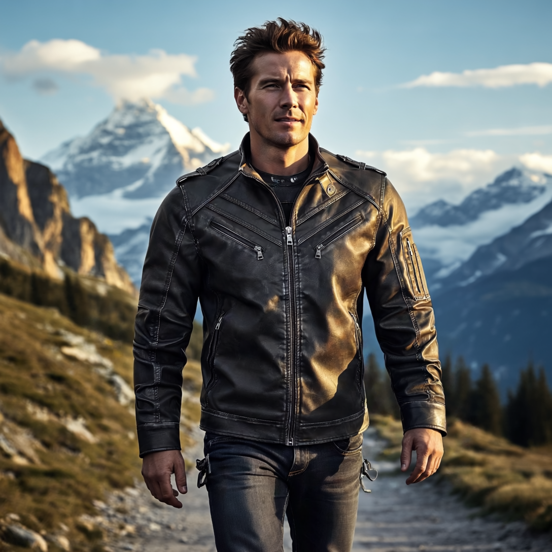 Falco - Hochwertige Lederjacke