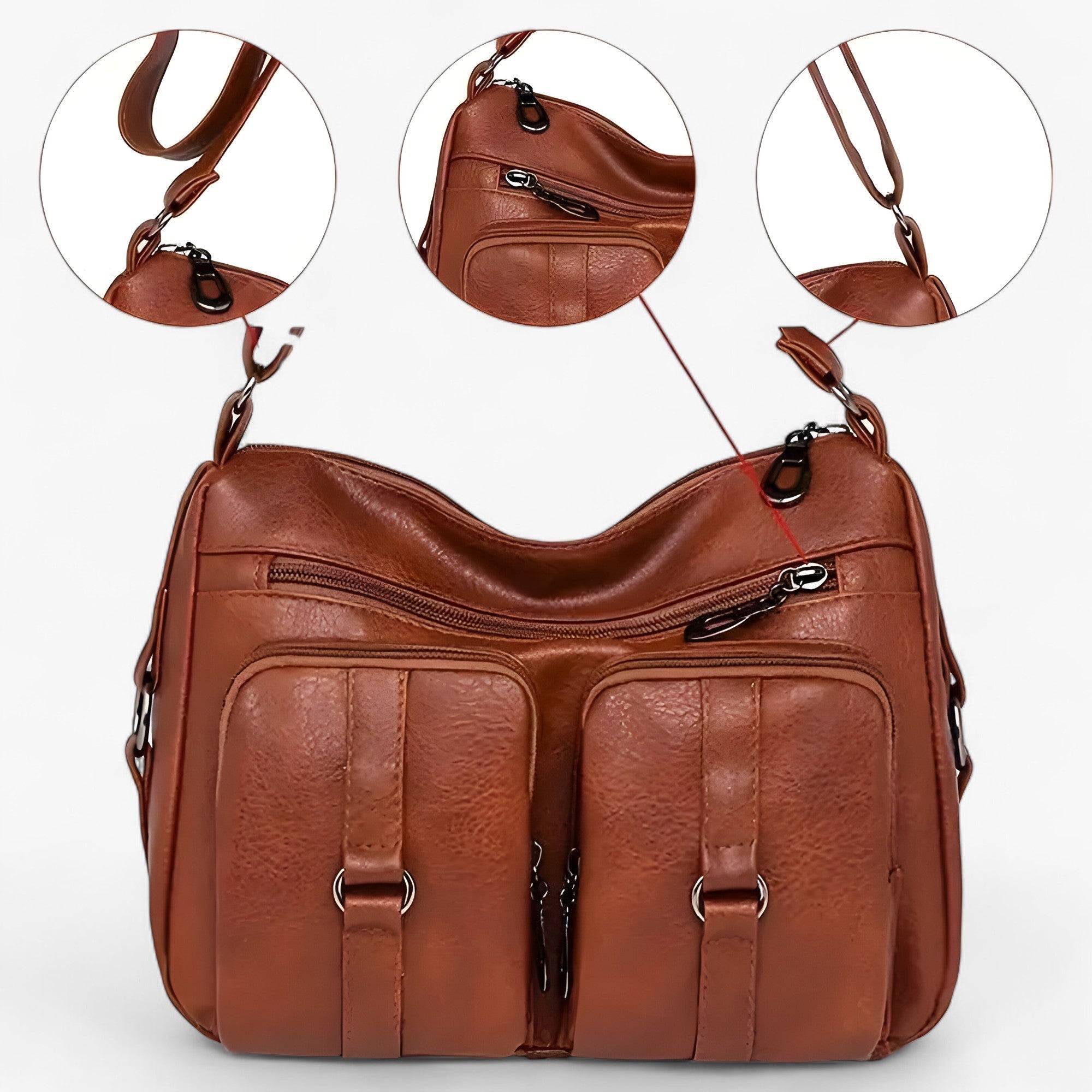Gwyneth Cargo Tasche | Damenhandtasche mit mehreren Fächern