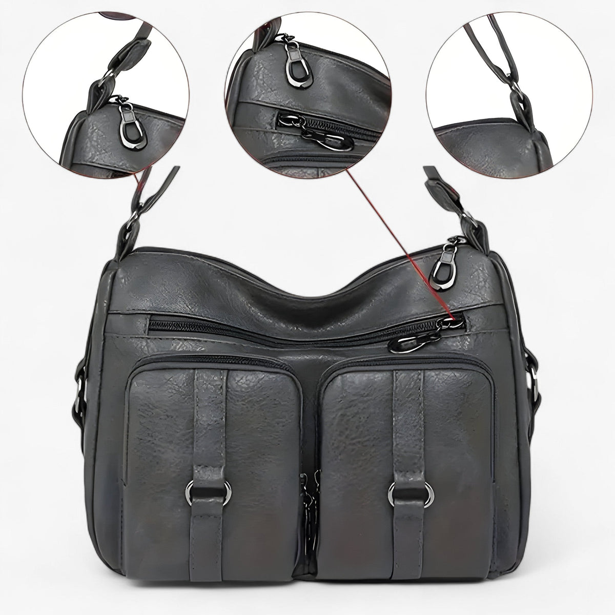 Gwyneth Cargo Tasche | Damenhandtasche mit mehreren Fächern