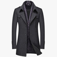 Dalton | Eleganz und Wärme - Langer Wollmantel für den Winter